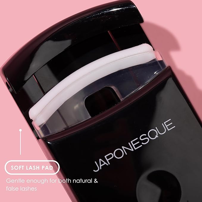JAPONESQUE Travel Eyelash Curler (Black, 2 Pack)