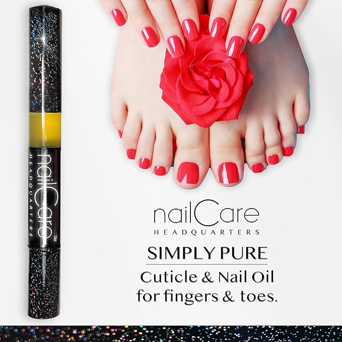 Bliss Kiss Simply Pure Cuticle Oil Pen, Natural | Fragrance Free Jojoba Nail Growth Oil for Softer Cuticles & Healthier-Looking Nails | Sensitive Skin | Nail Oil Pen for Women | Made in USA | 2ml
