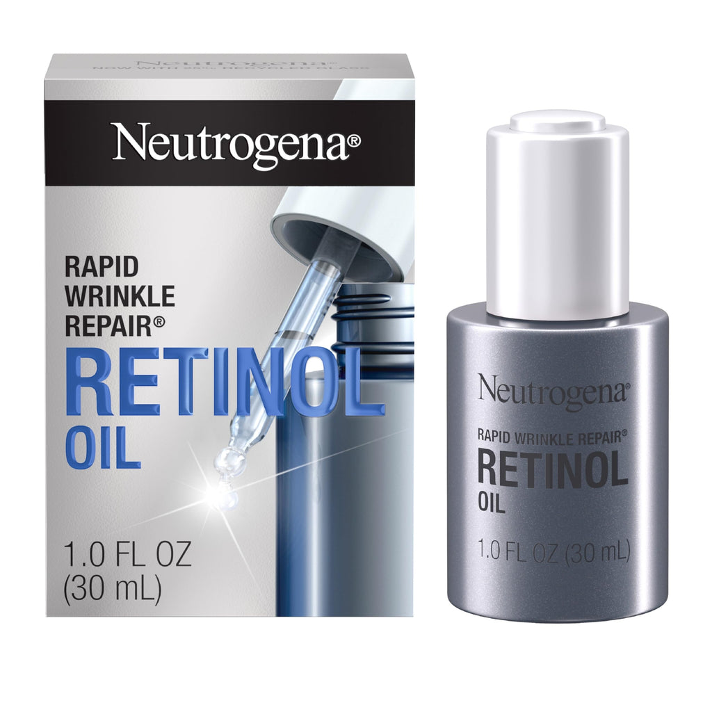 Neutrogena Rapid Wrinkle Repair Retinol Face Oil, 1.0 fl oz