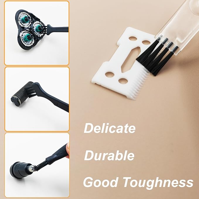 Electric Shaver Cleaning Brushes Razor Cleaner Set-10 Pcs, Replacement Shaver Razor Cleaning Brushes, Cleaning Brush for Remington, Philips, Wahl, Braun, Remin, Panasonic