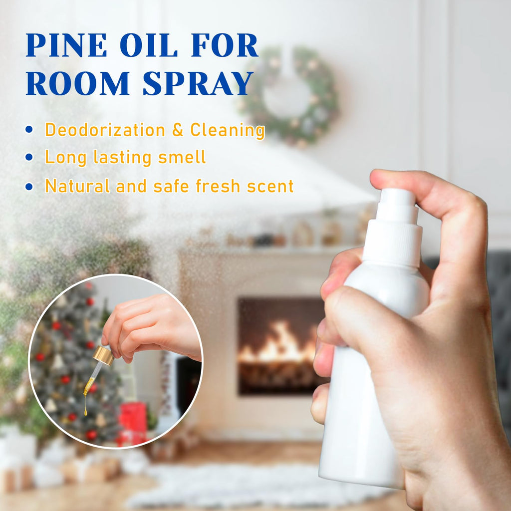 HIQILI Pine Needle Essential Oil for Skin, Candle Making, Cleaning Spray