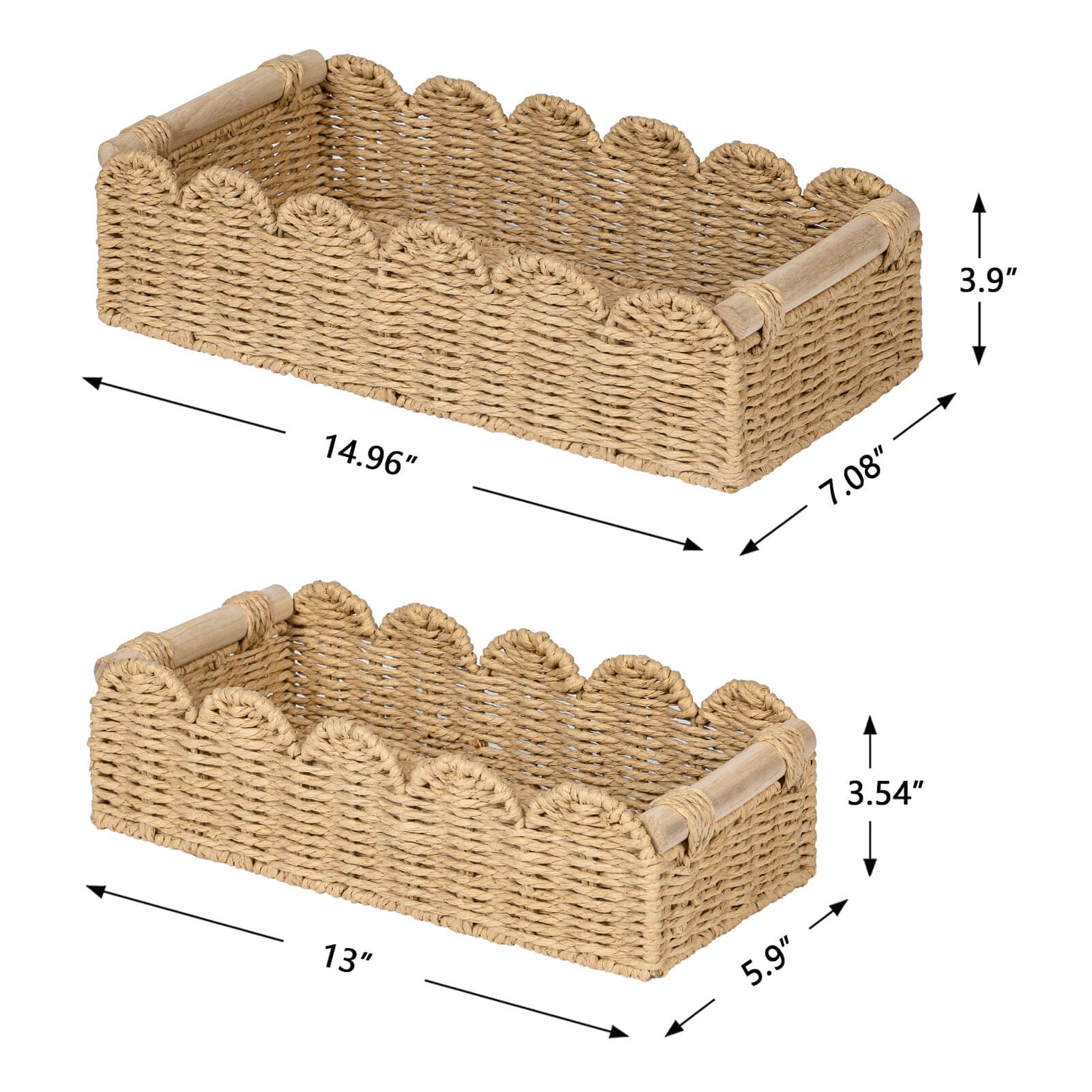 CubesLand Toilet Paper Storage Basket for Over Toilet Tank Storage