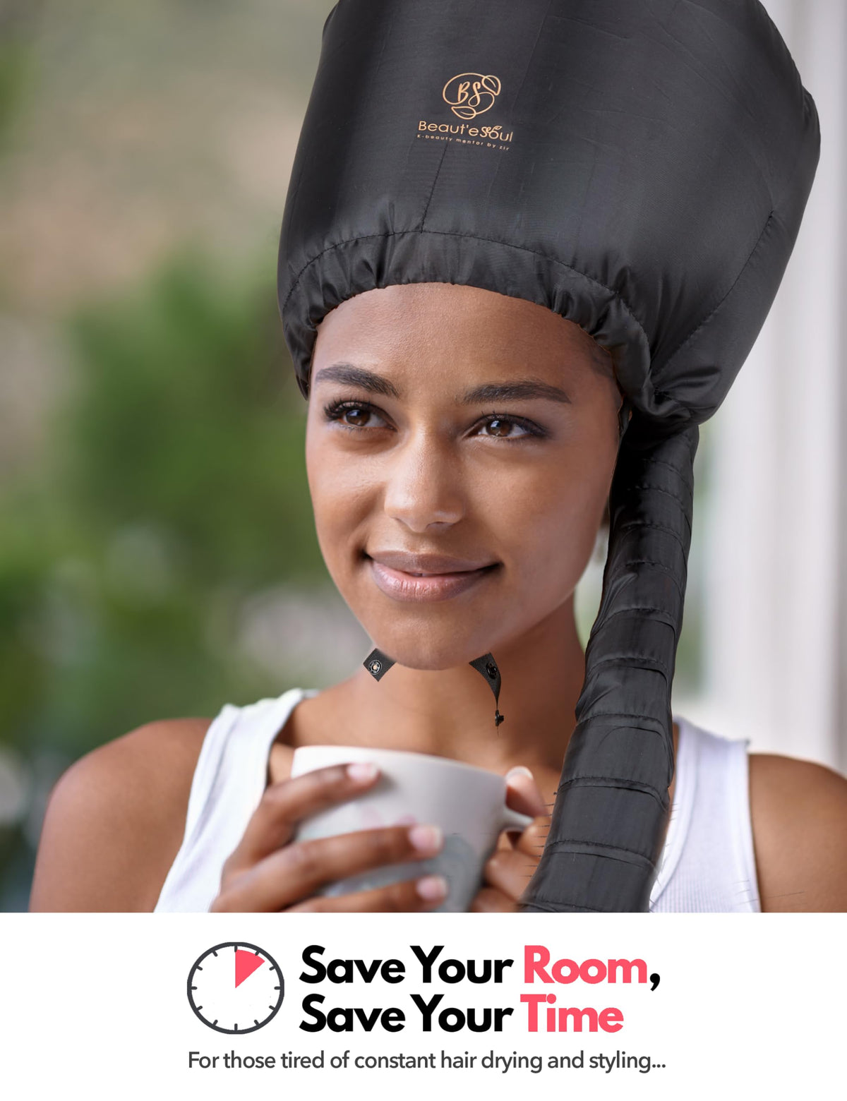 Beauté Seoul Soft Bonnet Hair Dryer Attachment