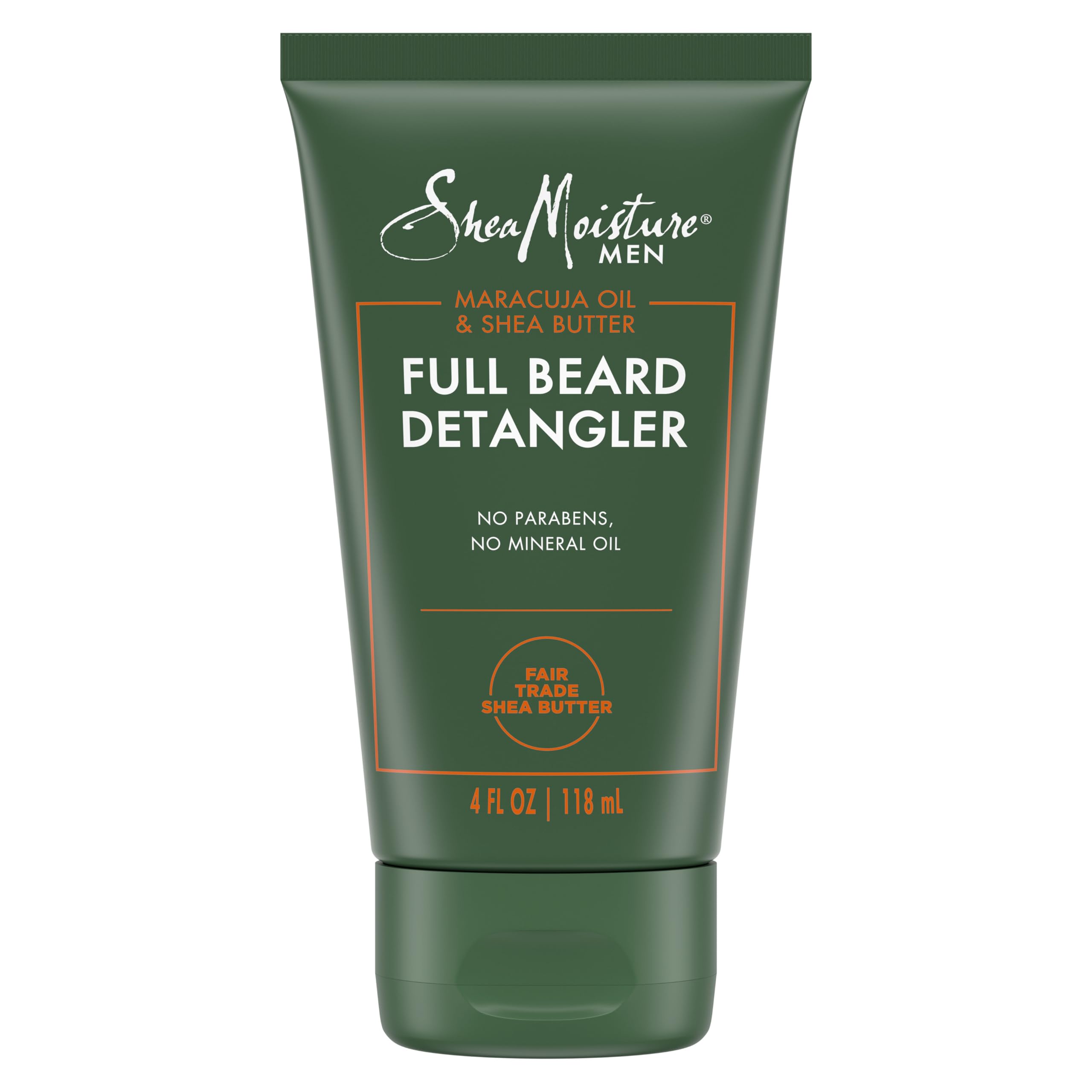 SheaMoisture Beard Conditioner, Full Beard Detangler for Full Beards, Maracuja Oil and Shea Butter, Paraben Free, 4 oz