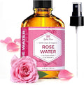 Leven Rose Pure Rose Water Spray for Face, Hair & Body - Hydrating Rosewater Toner & Facial Mist, Natural Moroccan Rosa Damascena, 4 oz