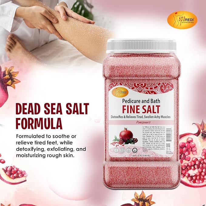 SPA REDI Professional Body Scrub - 2-in-1 Exfoliating & Moisturizing Suspension to Exfoliate & Hydrate in One Scoop for Deep Hydration and a Premium Client Experience 128 Oz