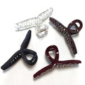 Nalodu 5 Inch Extra Large Claw Clips, 13 cm No Slip Jumbo No Slip XL Hair Clips for Thick Long Curly Hair, Big Hair Claw Clips, 4 Pack