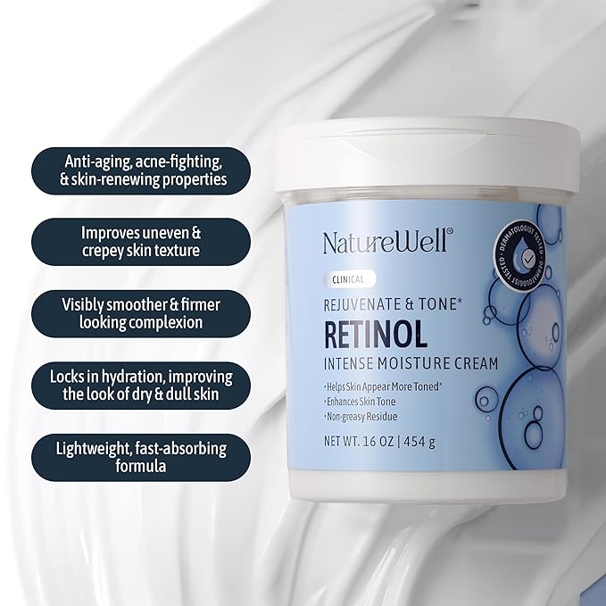 NatureWell Clinical Retinol Rejuvenate & Tone Moisturizing Body Cream