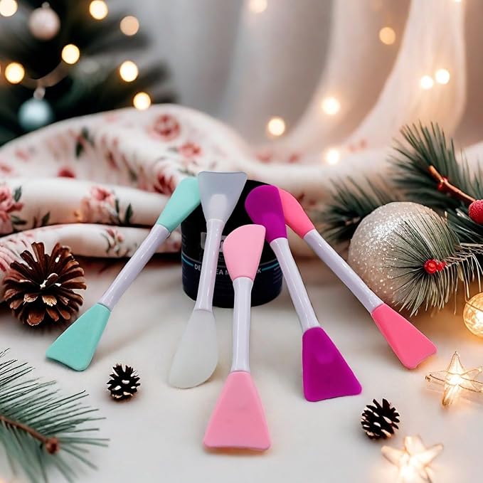 RamPula Silicone Face Mask Brush, Facial Mud Mask Applicator Brush Flexible for Applying Facial Mask,Sleeping Mask,Clay Mask,Body Lotion Mask Beauty Tools Makeup Brushes Applicator