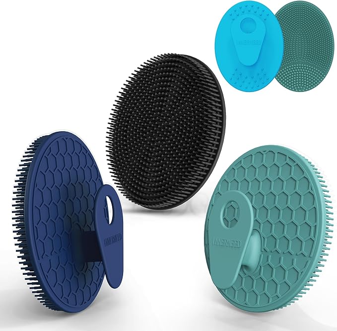 INNERNEED Food-Grade Soft Silicone Body Scrubber Shower Brush