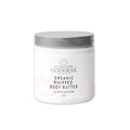 Glimmer Goddess Organic Whipped Body Butter for Women - Moisturizer Cream with Shea & Cocoa Butter, Almonds & Coconut Oil - Blood Orange, 8oz