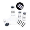 i-Laesh 400pcs Disposble Micro Applicators Brushes for Eyelash Extension Cotton Swabs Makeup Oral and Personal Care Mini Grafted Bottled Remove Glue - Black (Bottled - Pro Grip)