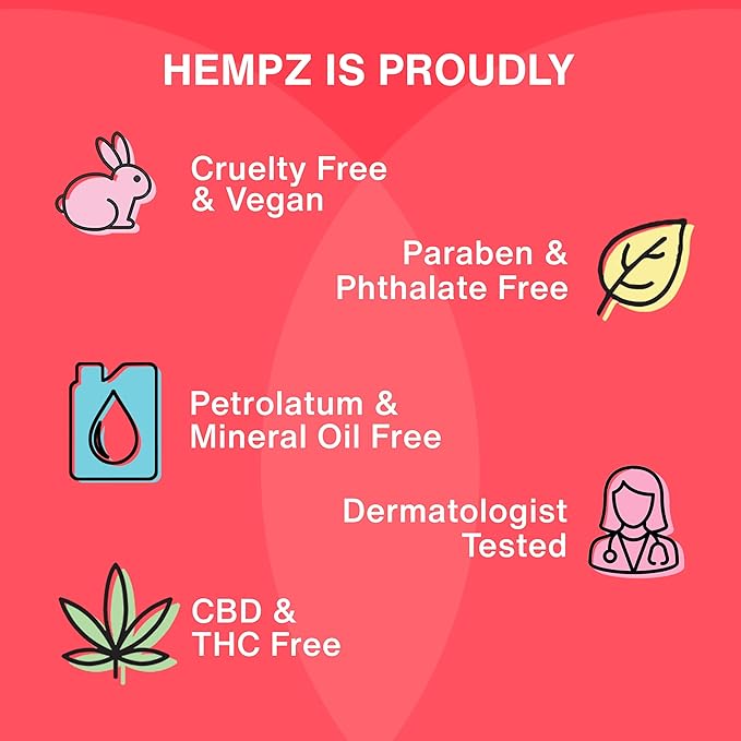 Hempz Cherry Body Lotion, Ultra Hydrating Daily Moisturizer for Dry Skin and Hands, Dark Red Cherries, 17 oz.