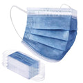 Borje Navy Disposable Face Masks 100 Pcs Navy Blue Face Mask 3 Ply Protection Masks