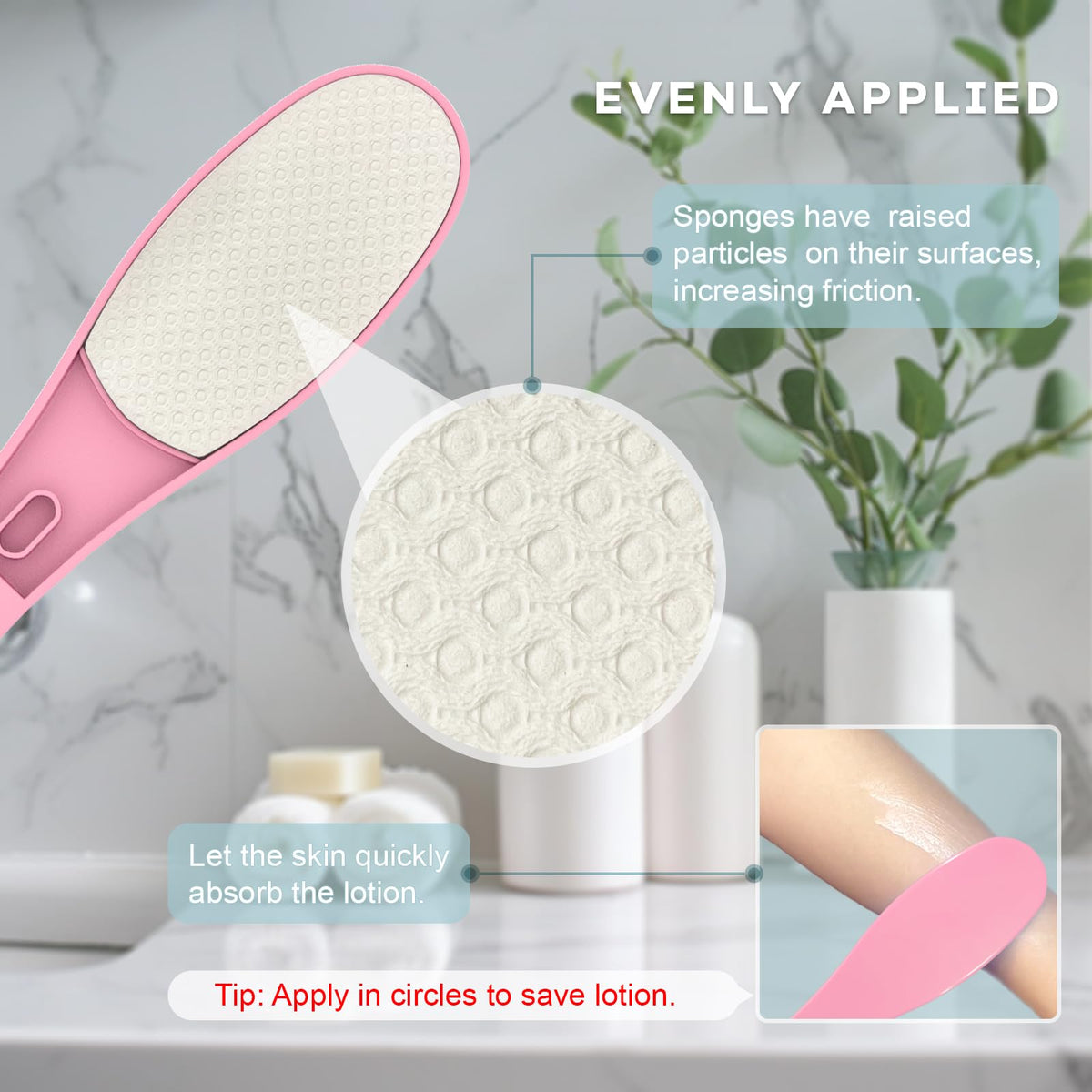 SFFTCYY&ZGTJ Foldable Lotion Applicator for Back