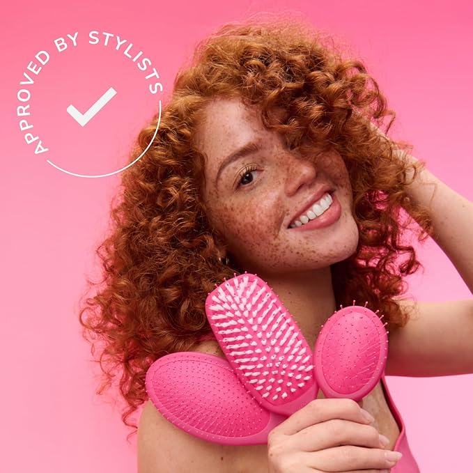 Wet Brush Speed Dry Hair Brush, Black Frost - Vented Design & Soft HeatFlex Bristles Are Blow Dry Safe - Ergonomic Handle Manages Tangles - Pain-Free Hair Accessories