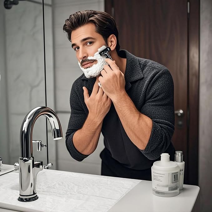 Beard Hair Catcher for Sink for Shaving & Trimming