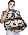 Tahiti Beach Print Beard Bib Shaving Apron, Beard Hair Trimming Cape Gift For Dad