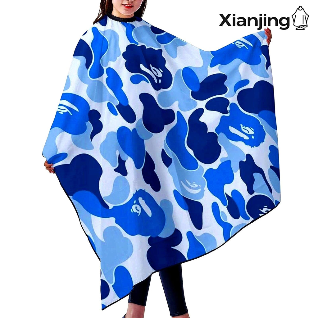 Xianjing Adult Barber Cape,Camo Camouflage Professional Salon Haircut Capes,Haircut Kit Hairdressing Apron for Home Salon and Barbershop, Hairdressing capes