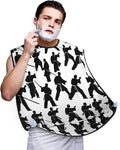 Underwater Scenery Print Beard Bib Shaving Apron, Beard Hair Trimming Cape Gift For Dad