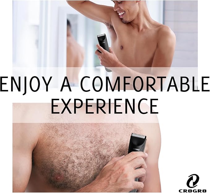 CR8GR8 Professional Guide Comb Fit Cutting Guider for Manscaped 4.0,4 Pack 8 Cutting Lengths from 1/8"-1/2" Inch Fit The Lawn Mower 4.0 Groin Hair Trimmer