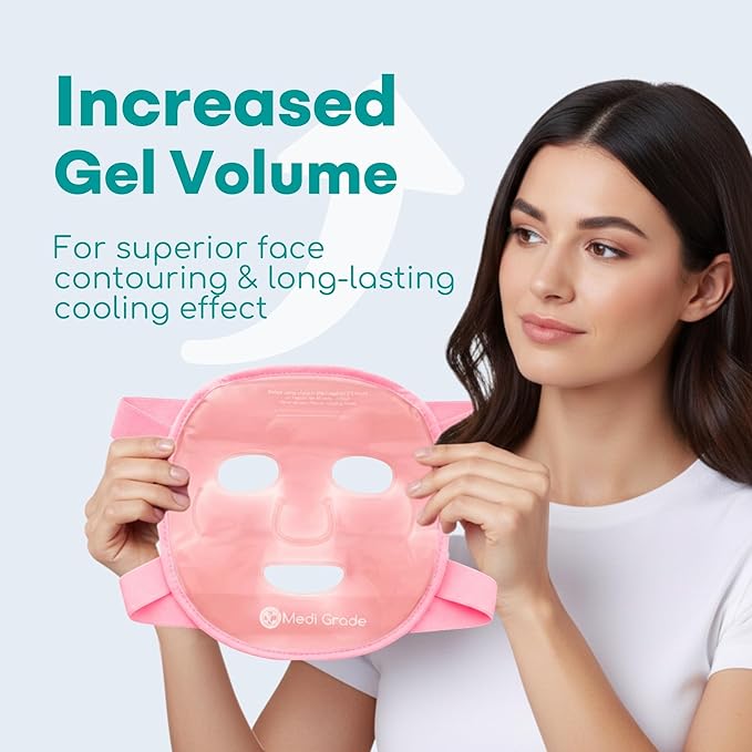 Medi Grade Cooling Face Mask Set Pink