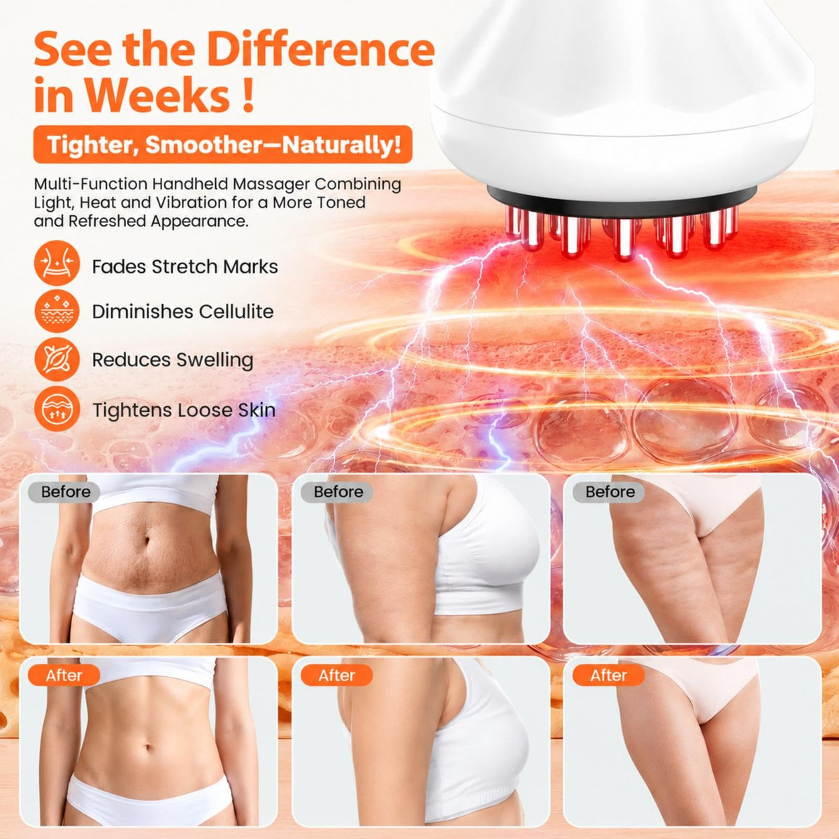 NENRENT Lymphatic Drainage Massager Tool, Body Sculpting Massage