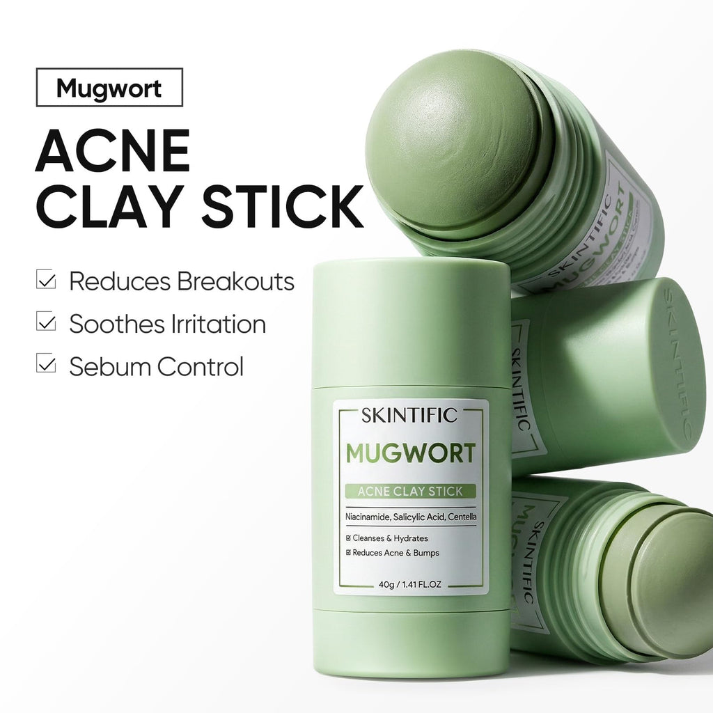 SKINTIFIC Mugwort Clay Stick Face Mask with Centella & Salicylic Acid
