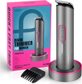 PRITECH Manscape Body Hair Trimmer for Men - Safe Chamfered & Rounded Blade, Cordless Waterproof Wet/Dry Hair Clipper for Men, Electric Shaver for Hair, Beard, Pubic Hair, Chest, Legs & Bikini