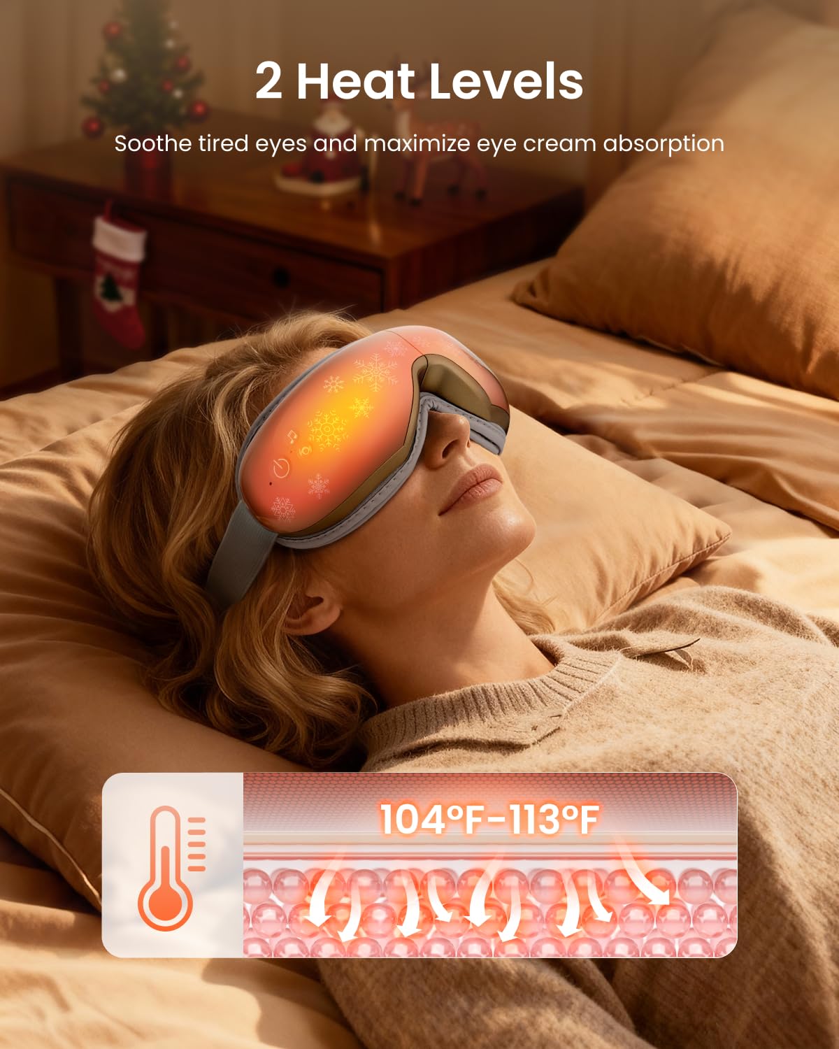RENPHO Eyeris 1 Eye Massager with Heat, Perfect Birthday Gifts for Men Women, Smart Eye Mask for Dry Eyes Relax and Eye Strain