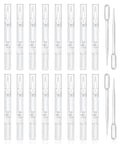 uadbau 16 Pcs 3ml Empty Cuticle Oil Pen with 4 Pcs Transfer Pipettes - Transparent Nail Oil Twist Pens with Brush Tip for Nail Oil, Eyelash Growth Liquid, Cosmetic Lip Gloss Container Applicators