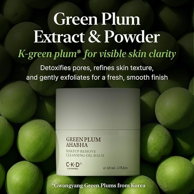 CKD Green Plum Grinding Cleansing Balm with AHA & BHA