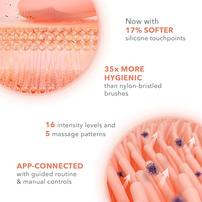 FOREO LUNA 4 Face Cleansing Brush - Anti Aging - Enhances Absorption of Facial Skin Care Products - Simple Skin Care Tools - Balanced Skin