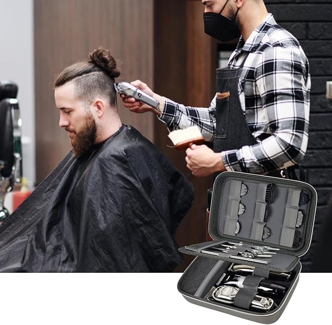 Boobowl Barber Accessories Bag for Clippers and Supplies, Hair Clipper Box