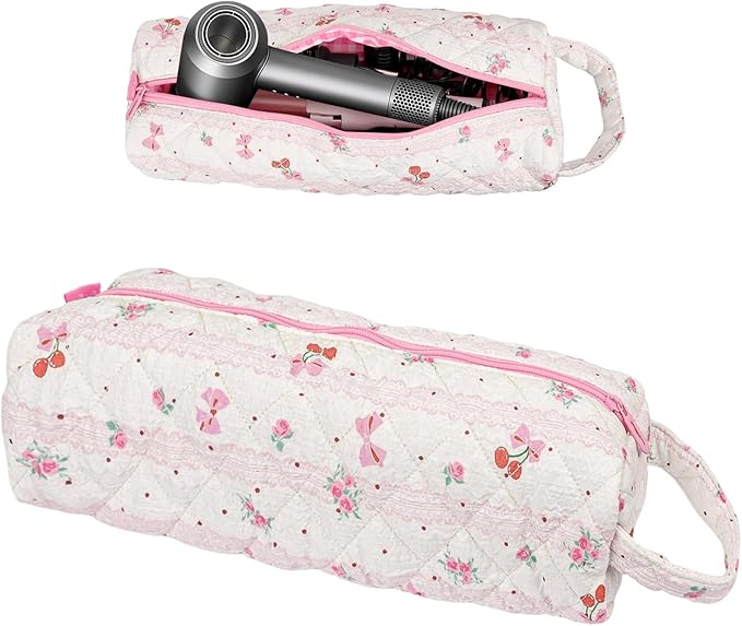 Cherry Hair Tools Travel Bag Compatible with Dyson Airwrap Shark FlexStyle