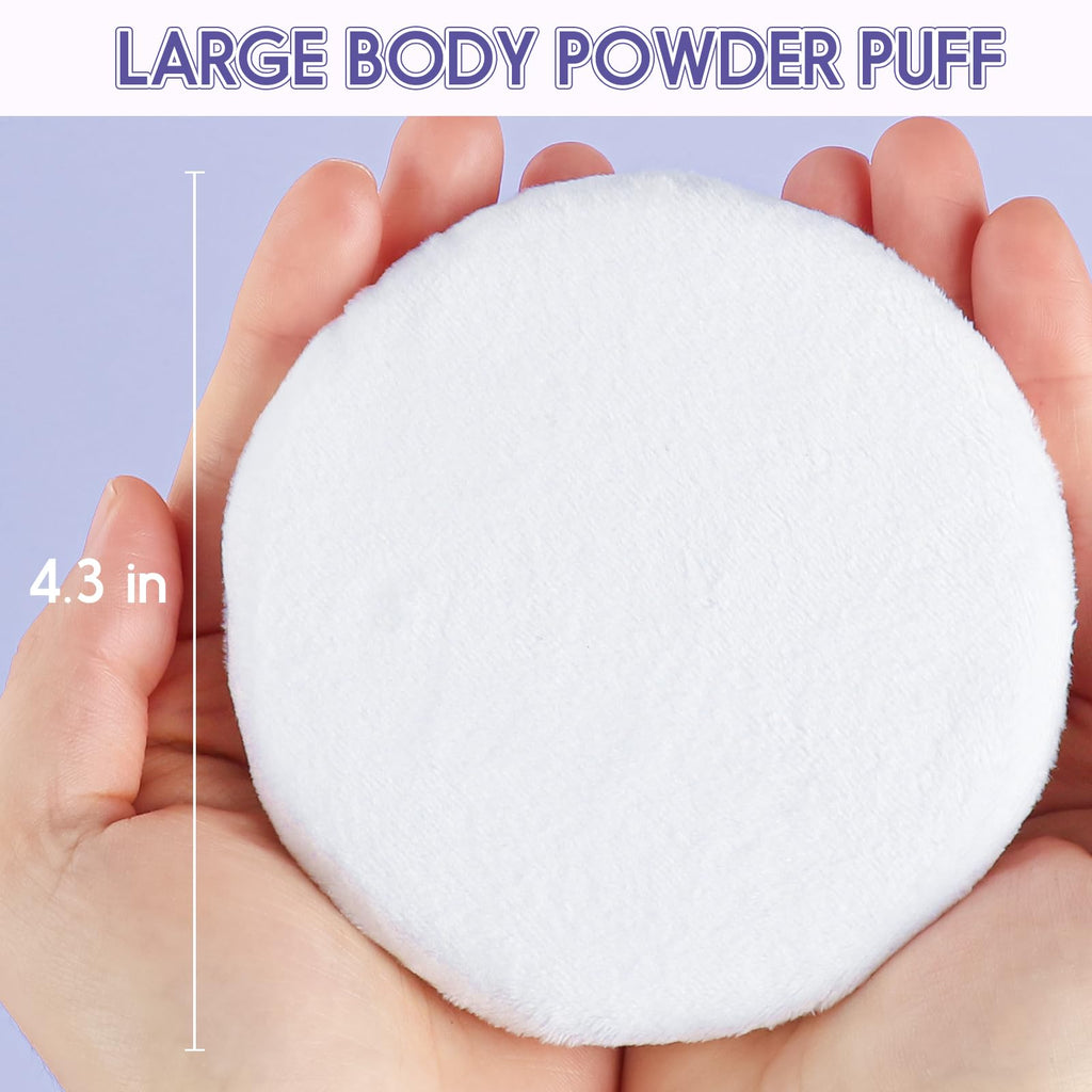 WSYUB Powder Puff, 4.33’’ Powder Puff for Body Powder,Large