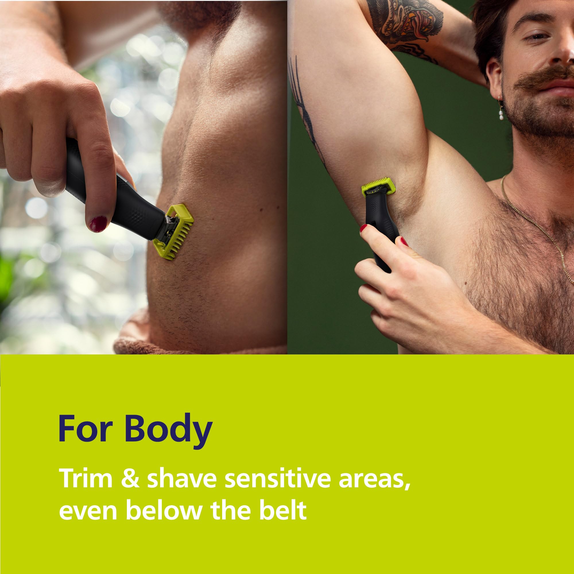 Philips Norelco OneBlade Pro 360 Face + Body Trimmer and Shaver