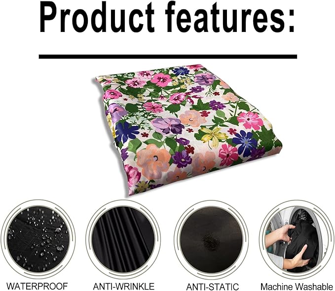 Salon Cape for Women, Hair Cutting Cape with Snaps, Professional Large Barber Stylist Hairdresser Cape, Waterproof & Light Weight & Machine Washable- 63”× 56” (Floral)