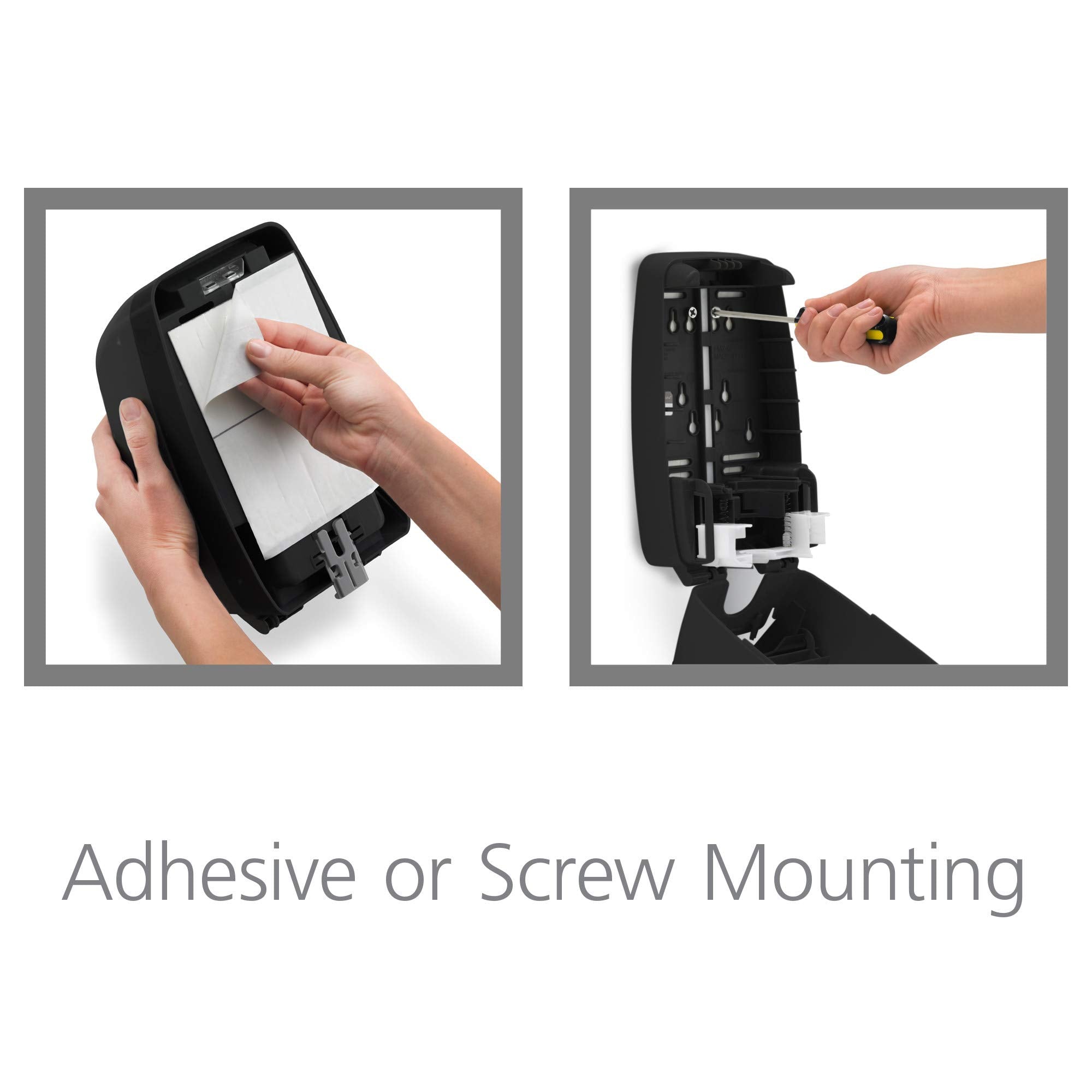 GOJO FMX-12 Push-Style Foam Soap Dispenser, Black, 1250 mL - 5155-06