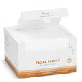 Face Towels,Facial Towels,25 Ct Disposable Face Towel,9.8"X9.8"Face Cloths,Makeup Remover Face Towelettes Disposable,Disposable Face Cloths for Sensitive Skin,USDA Biobased Clean Face Towel