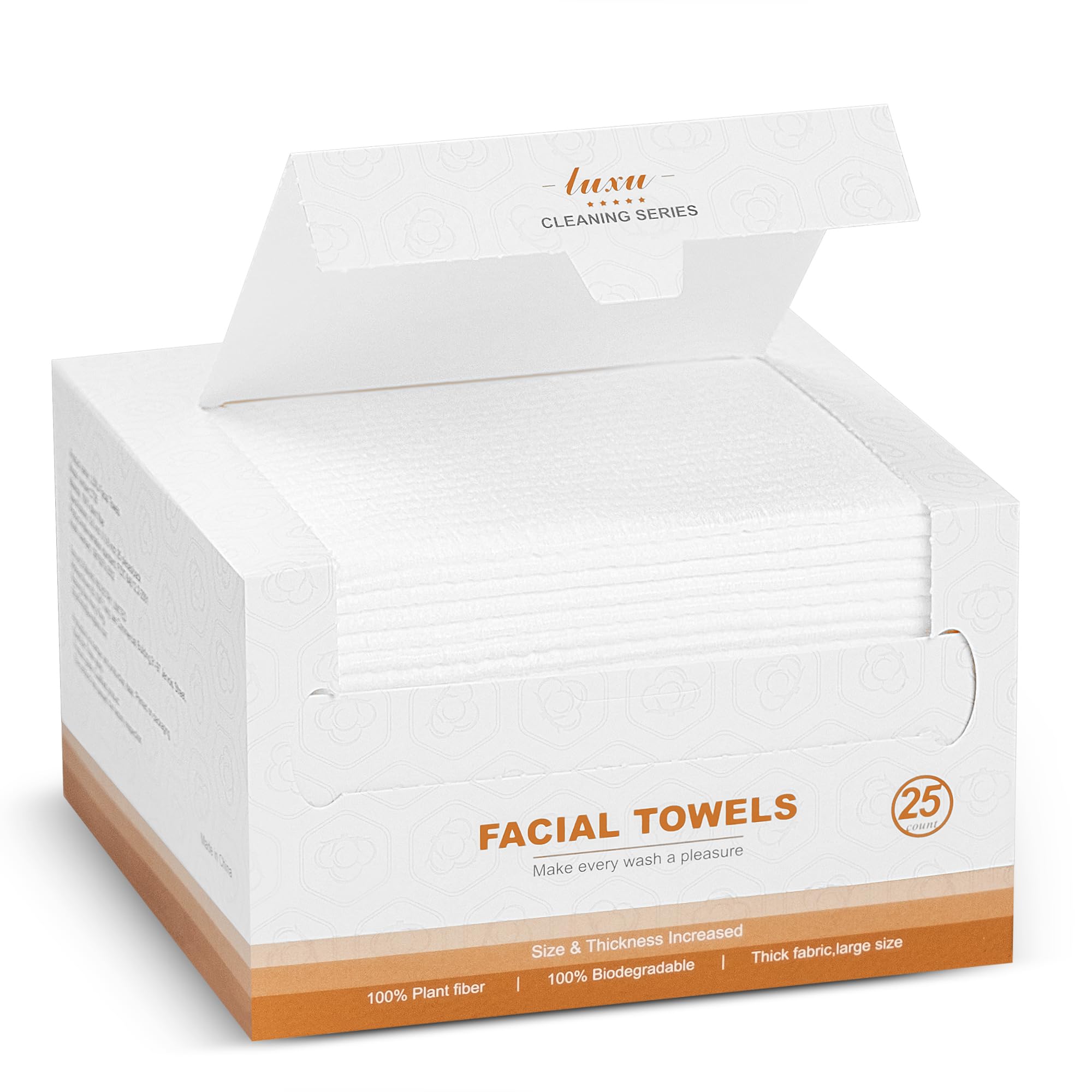 Face Towels,Facial Towels,25 Ct Disposable Face Towel,9.8"X9.8"Face Cloths
