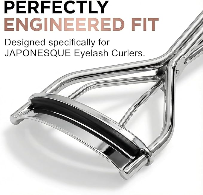 30Pack Suitable for JAPONESQUE Eyelash Curler Refill Pads,Ultra Soft Silicone Only Fit for JAPONESQUE Eyelash Curler,Comfort Rubber.