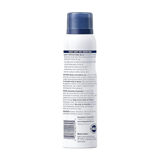 Aquaphor Ointment Body Spray - Moisturizes and Heals Dry, Rough Skin - 3.7 oz. Spray Can
