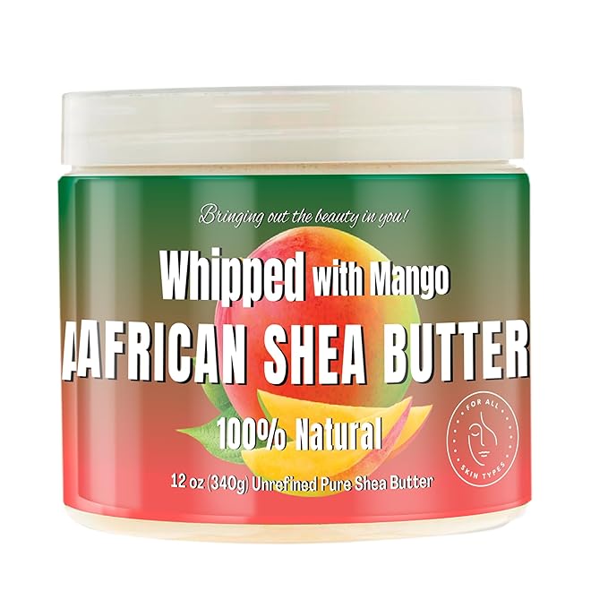 RA COSMETICS Whipped Shea Butter with Mango Extract, 12oz