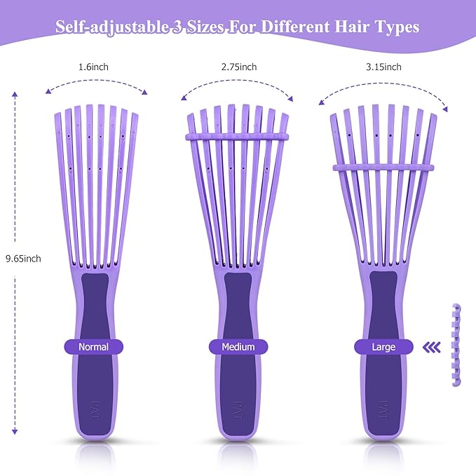 URTHEONE Detangling Brush for Black Natural Hair, 3A-4C Curly Afro Brush