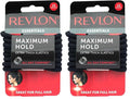 REVLON Extra Thick Black Hair Elastics,(Pack of 30)