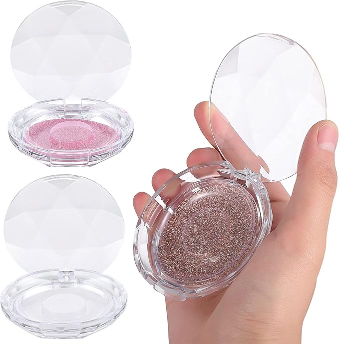 3 Pcs Empty Eyelash Case Holder Container Storage Organizer for False Lashes - Crystal Plastic Travel Individual Lashes Holder - Paper