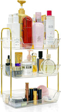 3-Tier Bathroom Organizer Countertop – Makeup, Perfume, and Skincare Storage Tray for Bathroom, Dresser, and Vanity