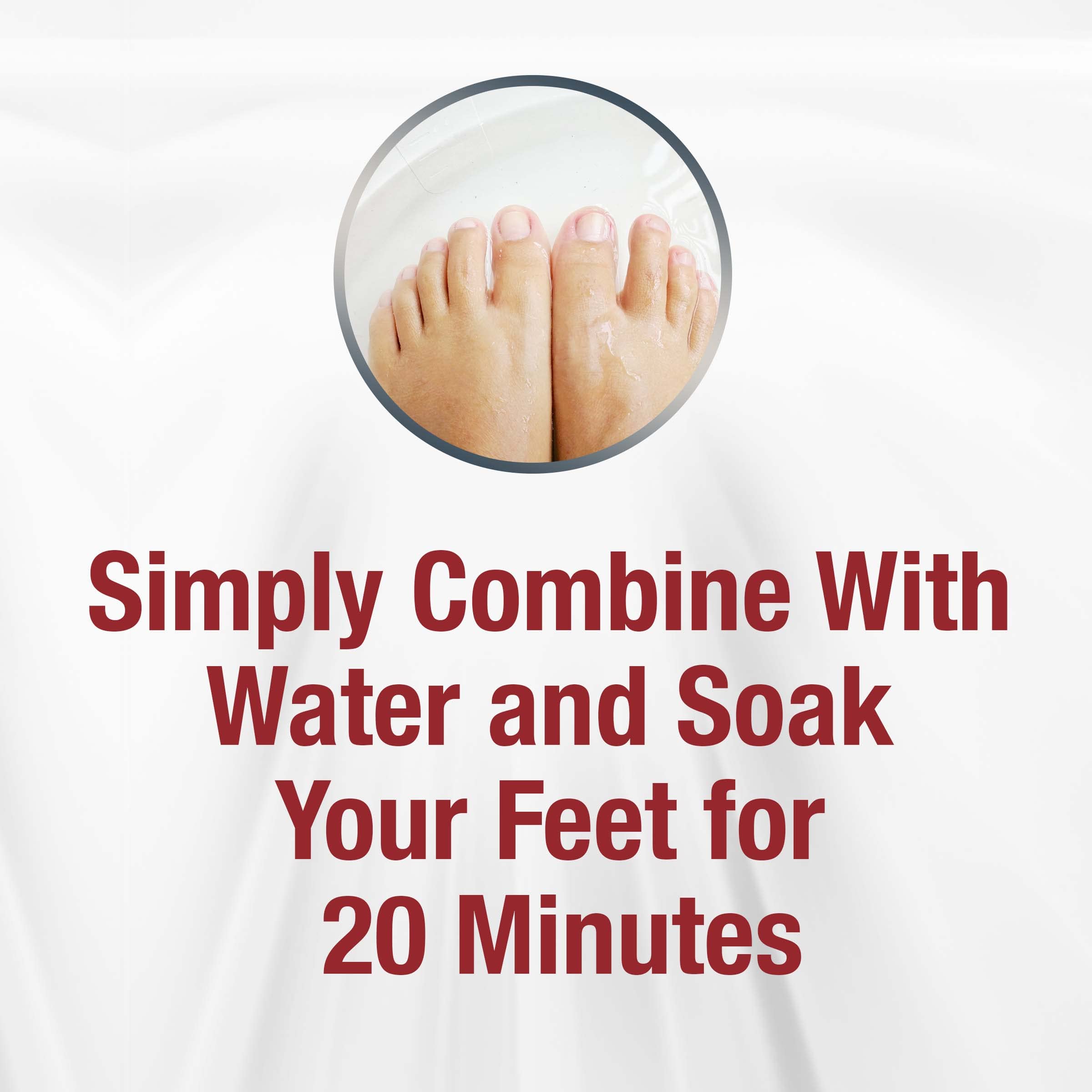 Kerasal Athlete's Medicated Foot Soak, Bath for 5-in-1 Rapid Symptom Relief, 12 Count, (Pack of 1)