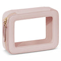 Prite Clear Makeup Bag Travel Cosmetic Organizer Toiletry Case for Women